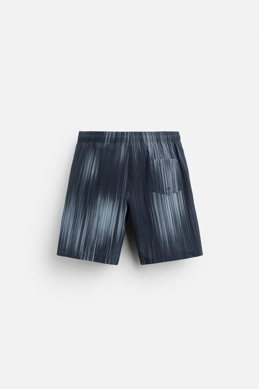 ZARA STRIPE SWIM SHORT