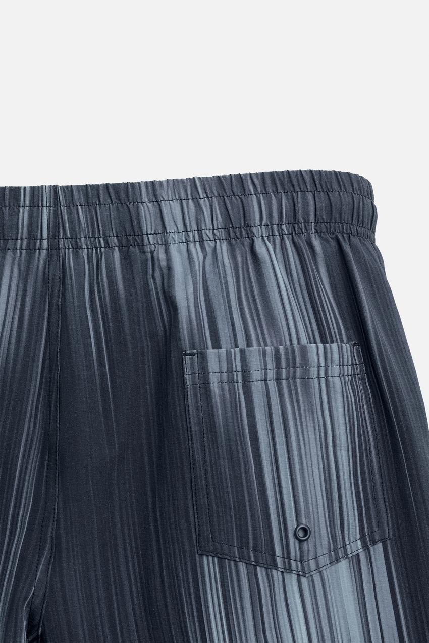 ZARA STRIPE SWIM SHORT