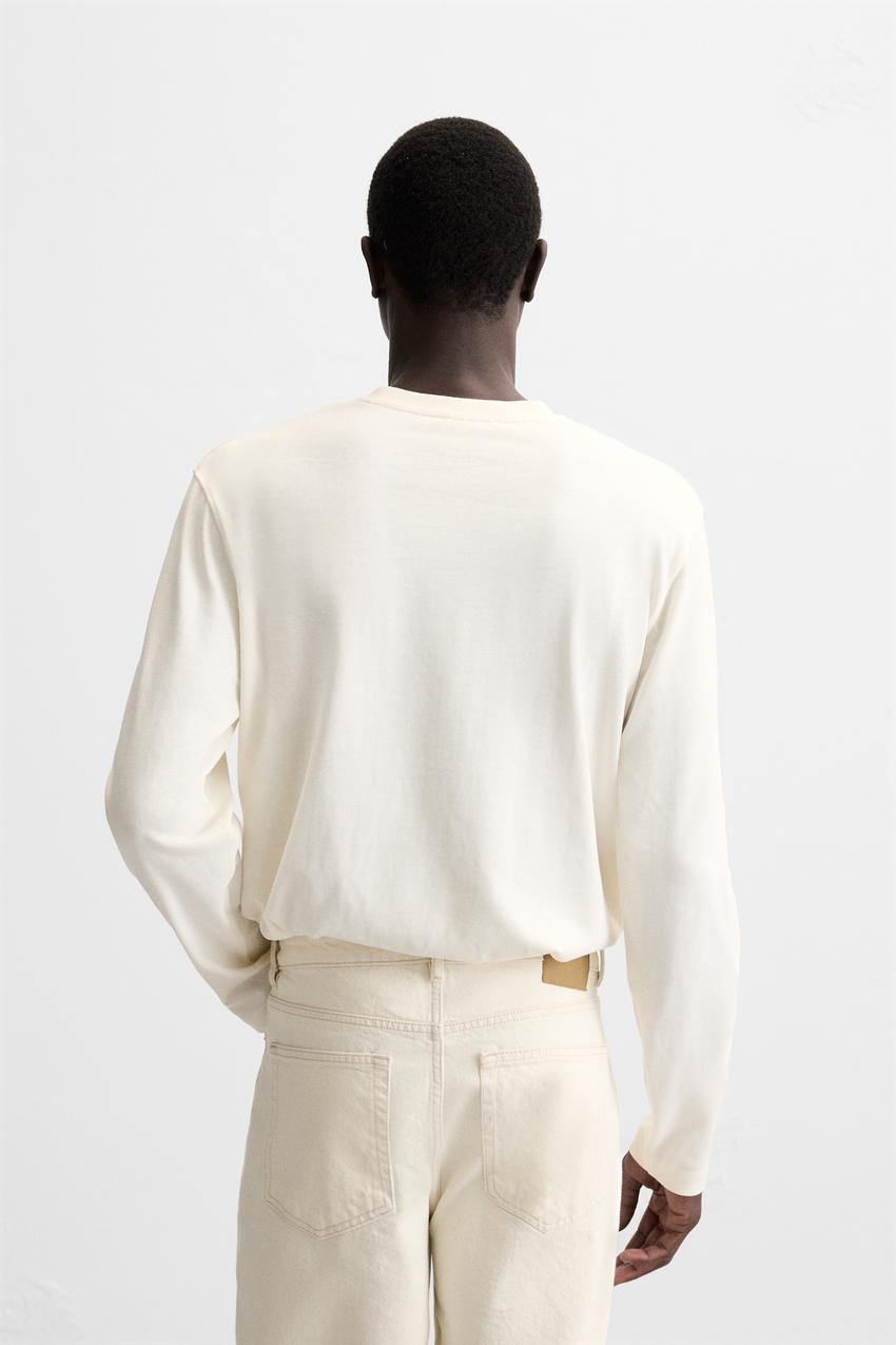 ZARA SQIRL PHOTOGRAPHIC PRINT LONGSLEEVE