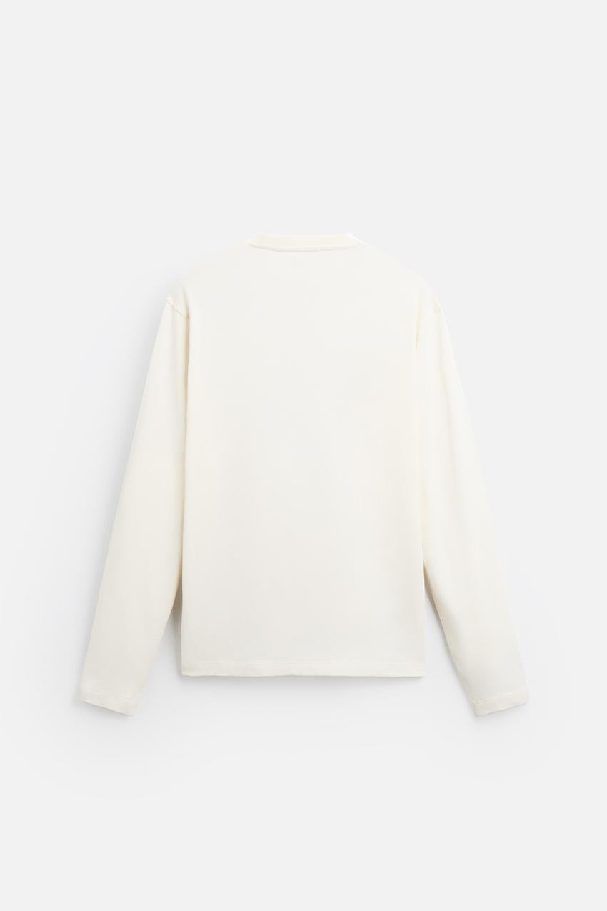 ZARA SQIRL PHOTOGRAPHIC PRINT LONGSLEEVE