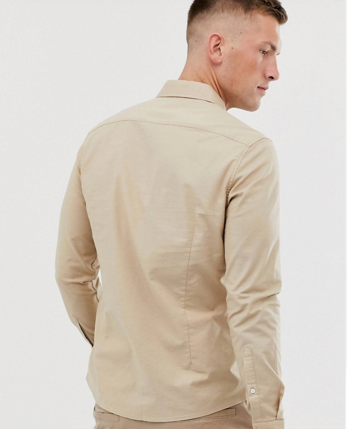 Asos Oxford shirt in sand