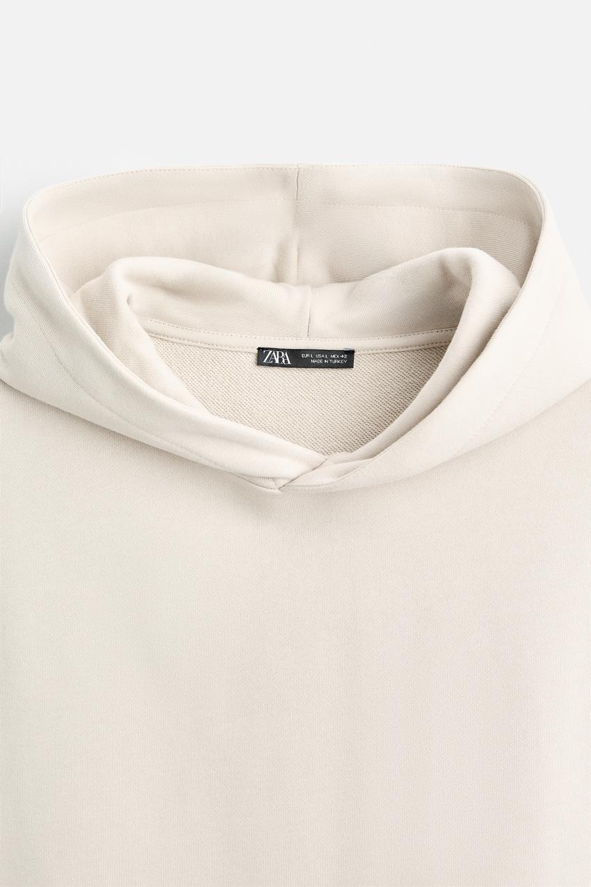 ZARA BOXY FIT SLEEVELESS HOODIE