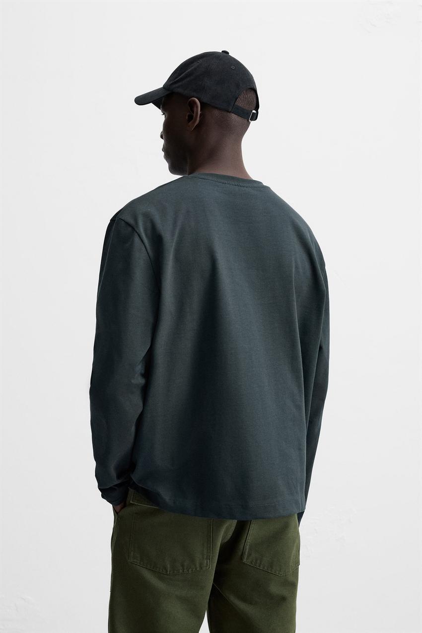 ZARA A STEP INTO THE PAST LONGSLEEVE T SHIRT