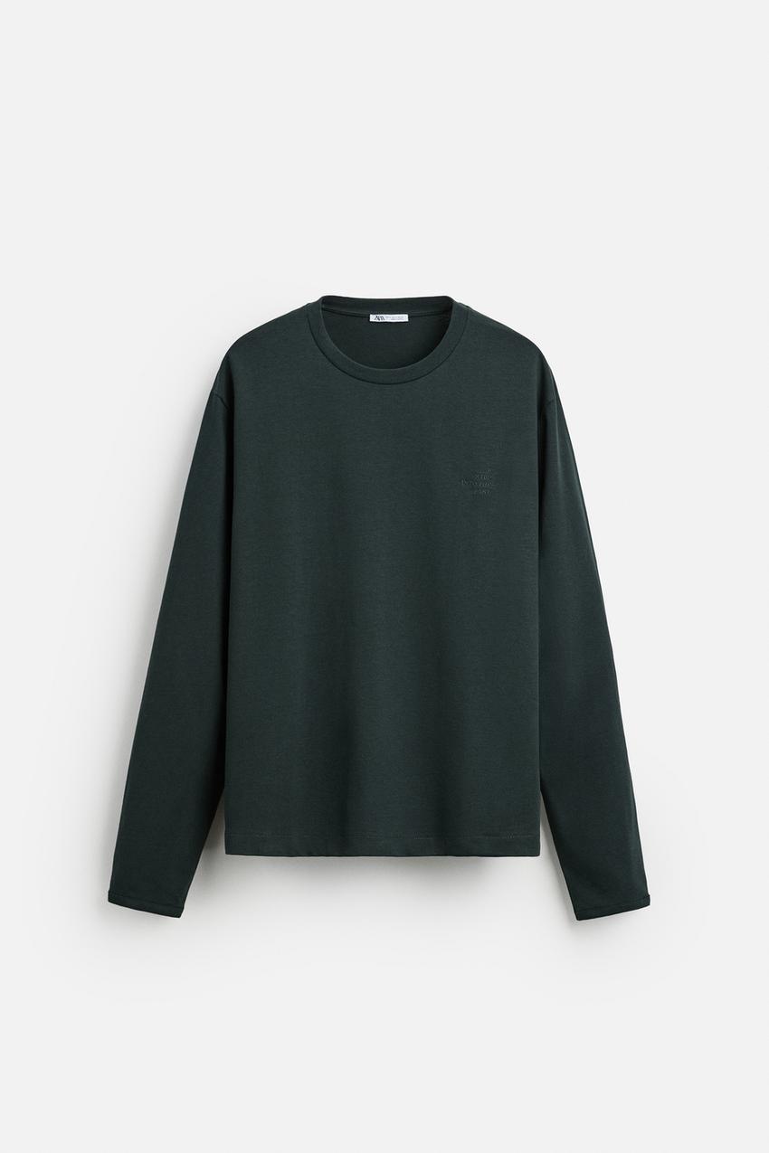 ZARA A STEP INTO THE PAST LONGSLEEVE T SHIRT