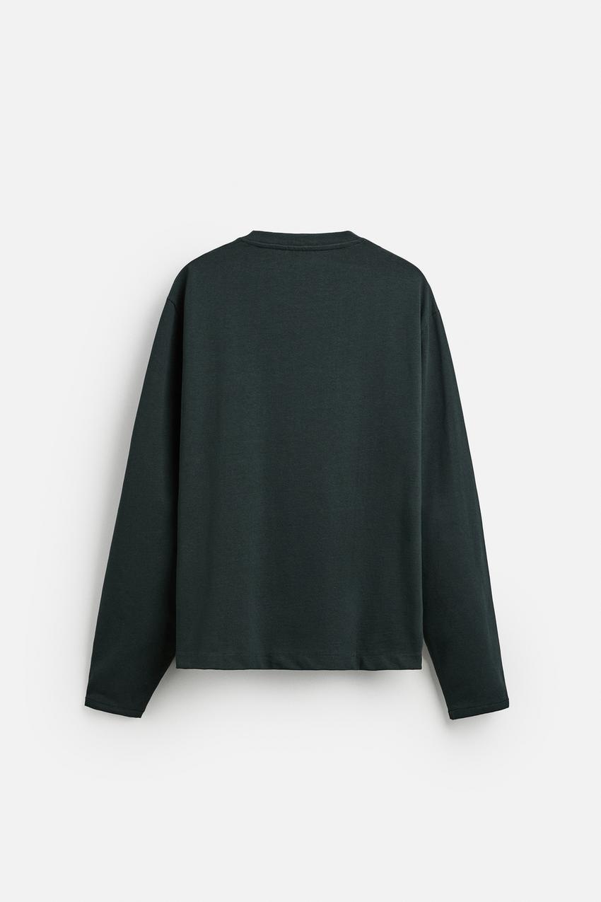 ZARA A STEP INTO THE PAST LONGSLEEVE T SHIRT