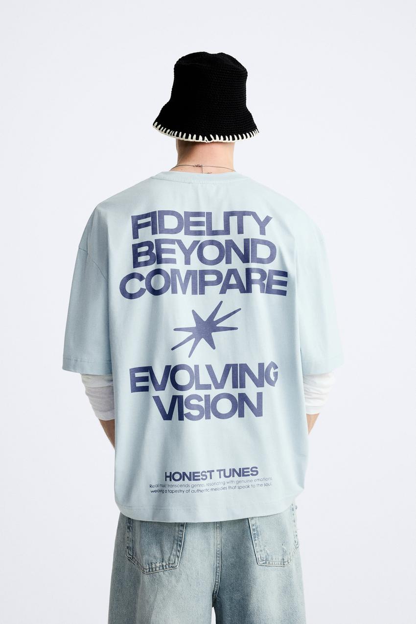 ZARA EVOLVING VISION T SHIRT