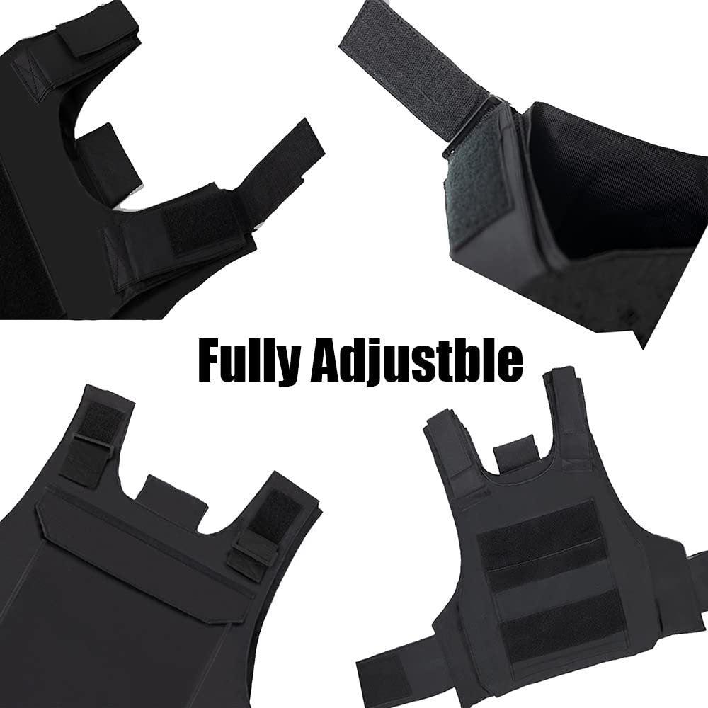 Tactical vest in black