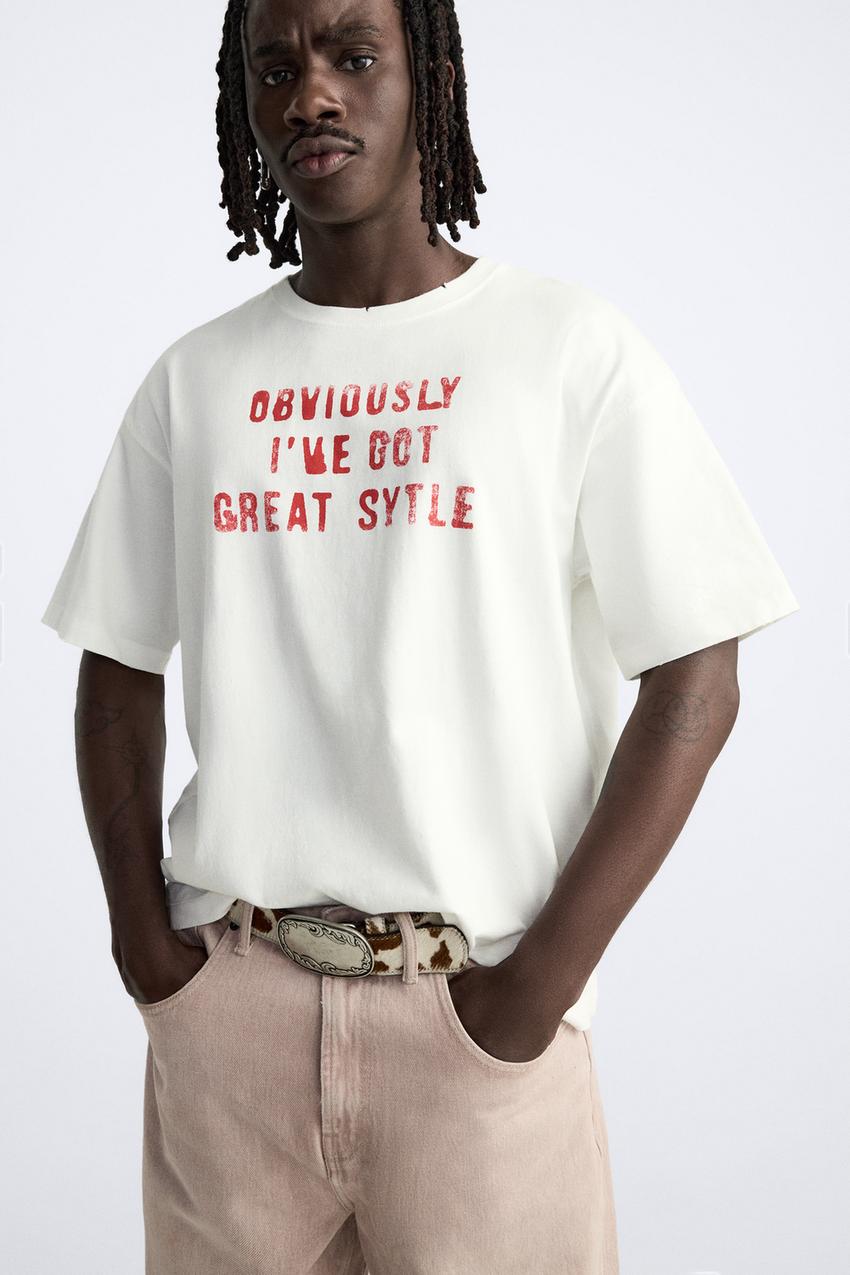 ZARA OBVIOUSLY T SHIRT