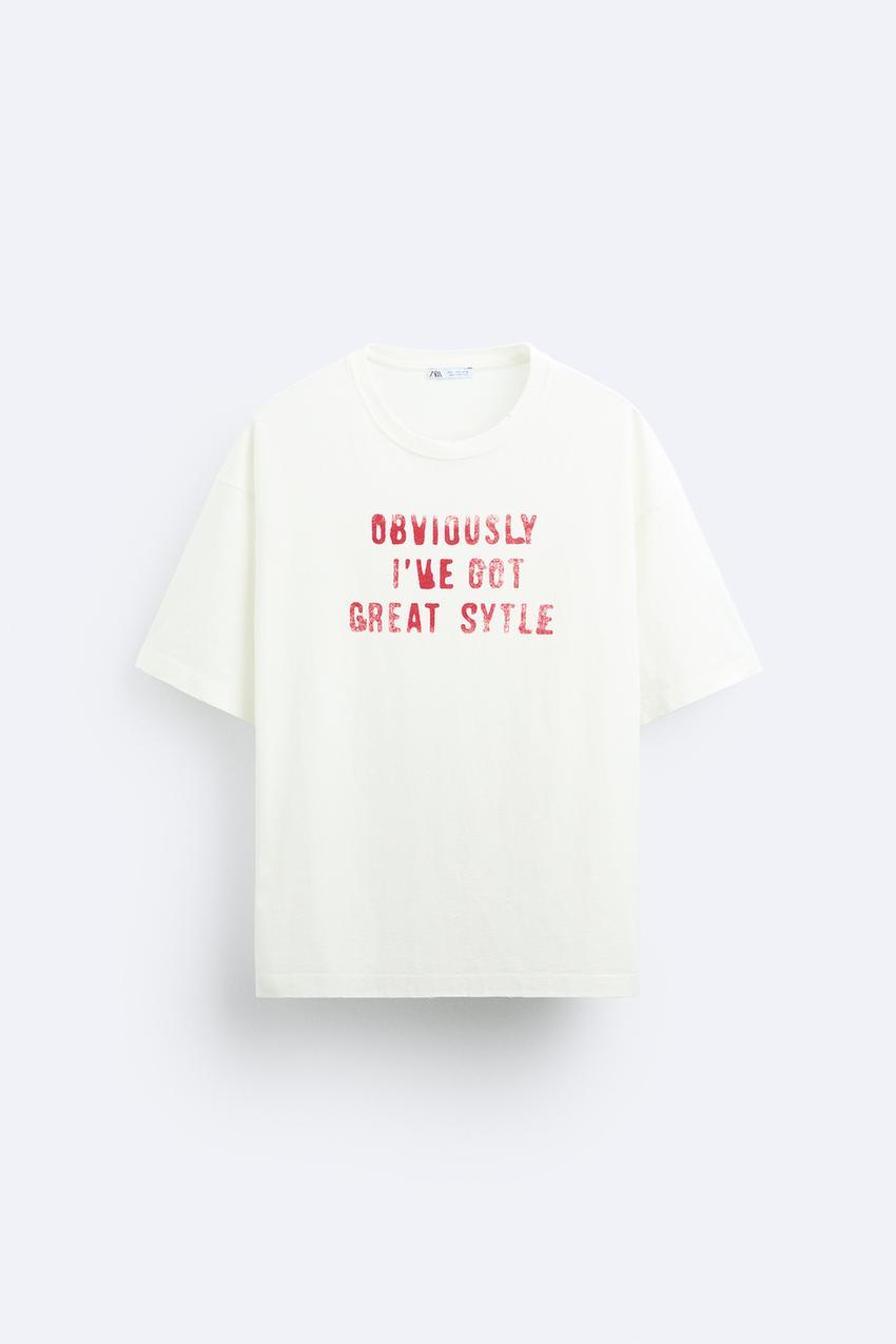ZARA OBVIOUSLY T SHIRT