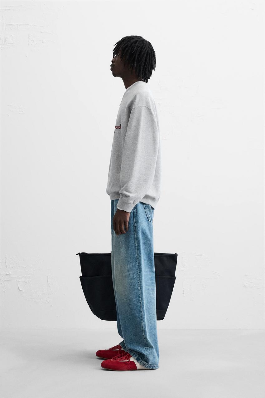 ZARA UNDERGROUND SWEATSHIRT IN GREY