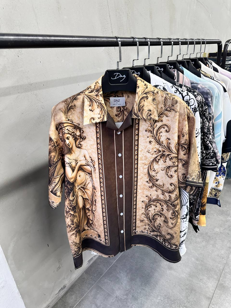 Dnz oversized fit revere shirt