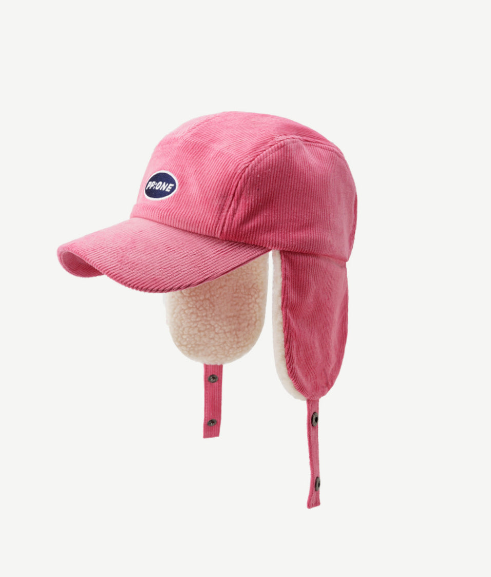 PP corduroy trapper cap