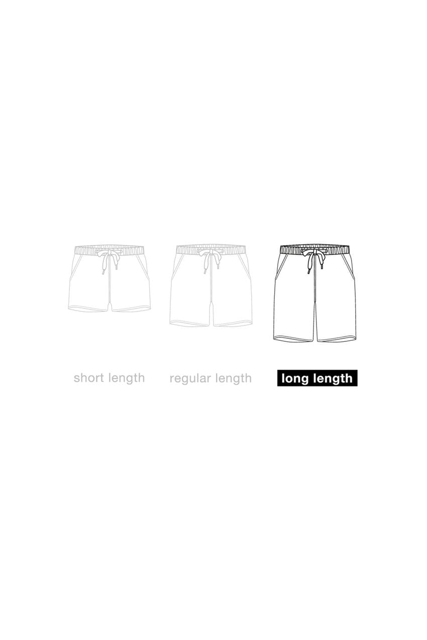 ZARA ABSTRACT PRINT SWIM SHORT IN DUCK GREEN