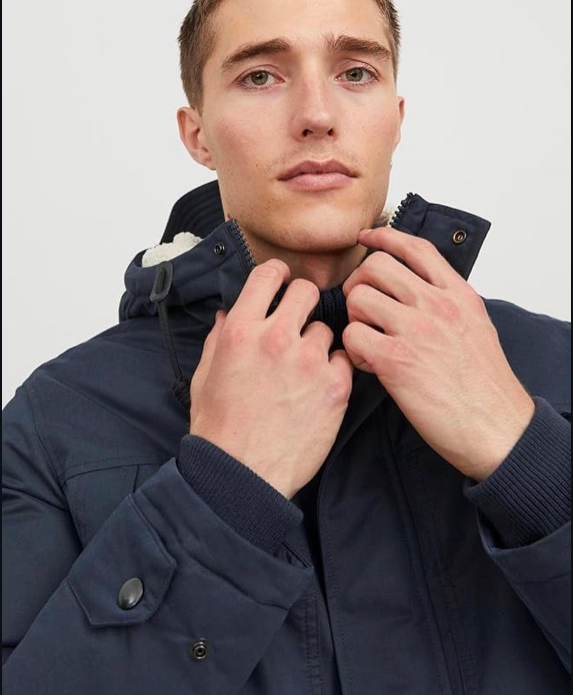 Jack & Jones winter hooded jacket