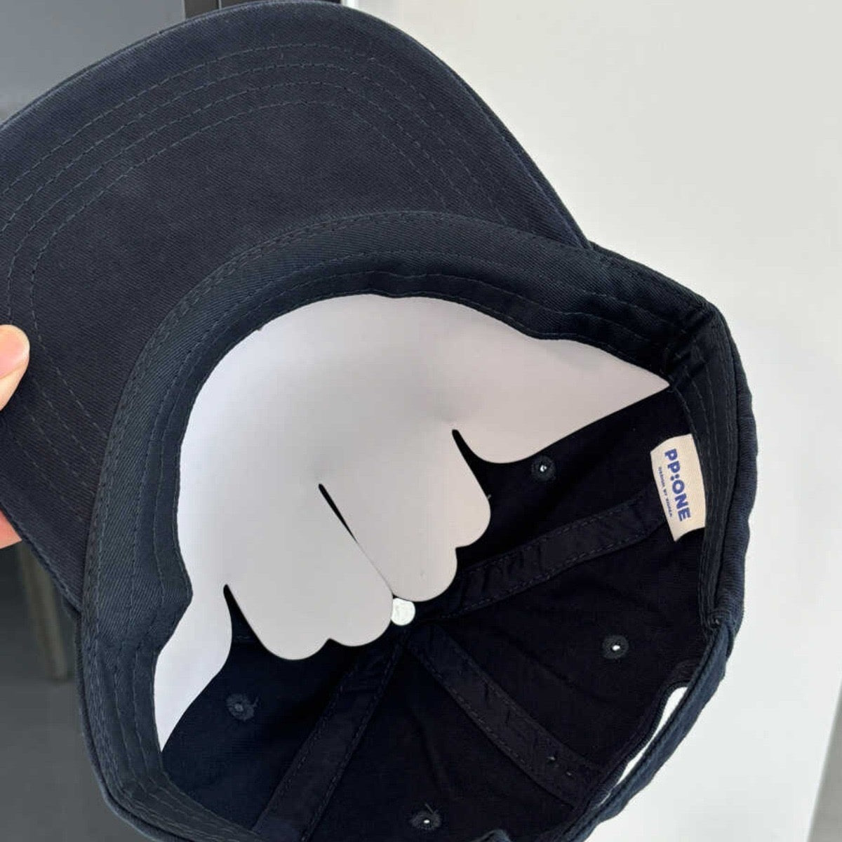 PP button crest dad hat