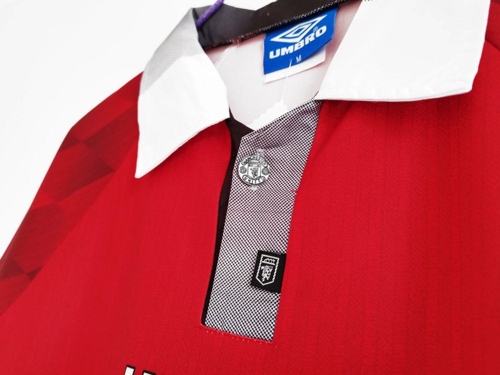 1996-97 Manchester United Home Long Sleeve Retro Jersey