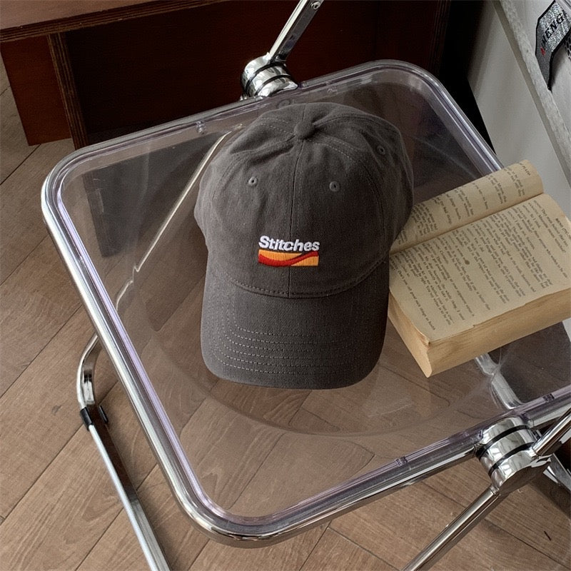 Stitches embroidered dad hat
