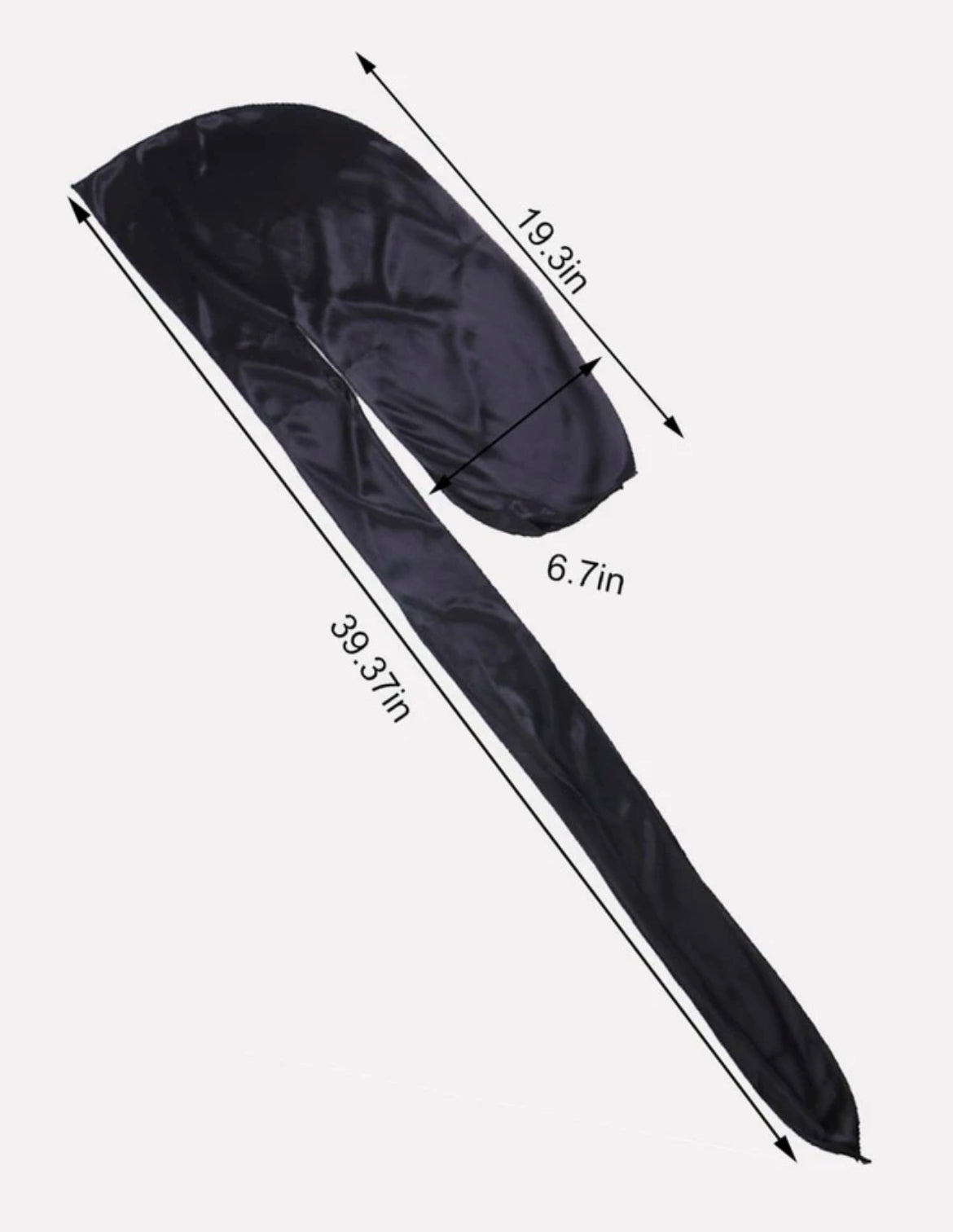 Mens durag in black