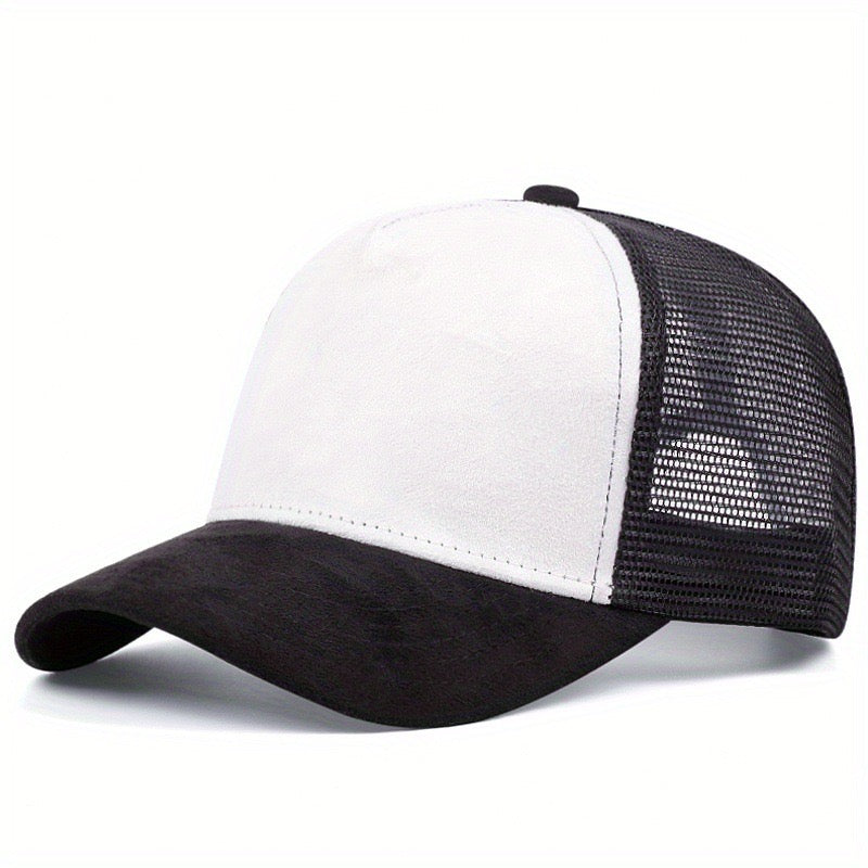 Plain suede trucker