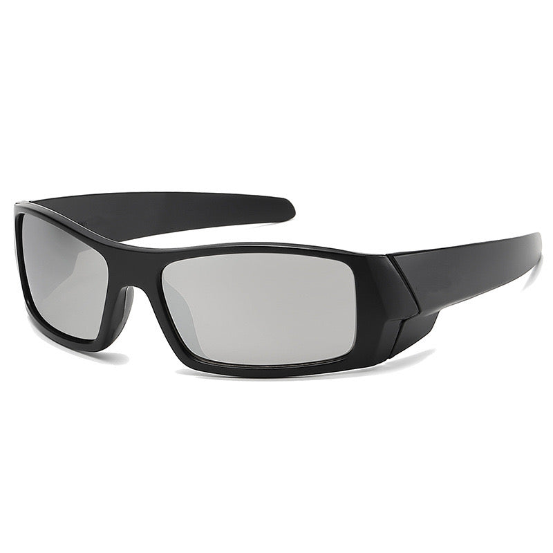 Wrap around biker glasses