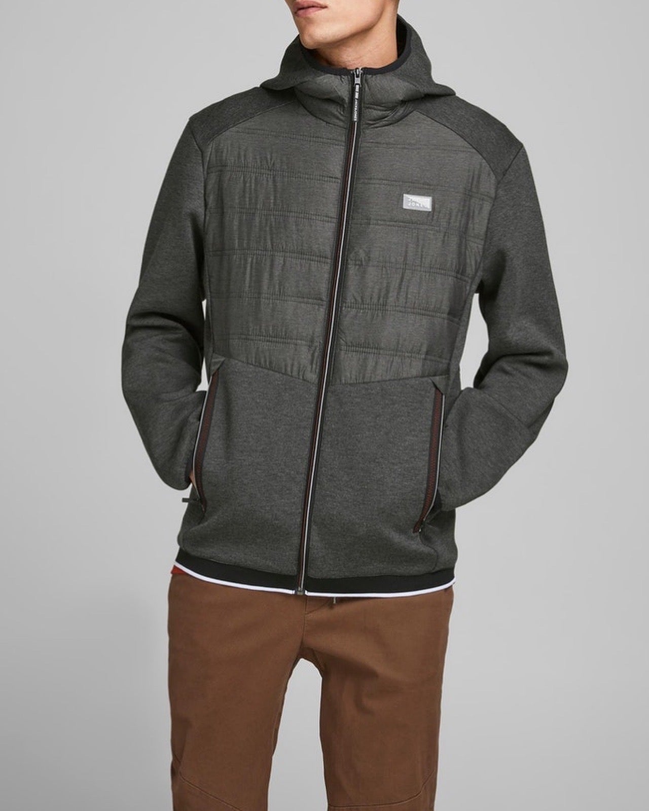 Jack & Jones hybrid hooded jacket