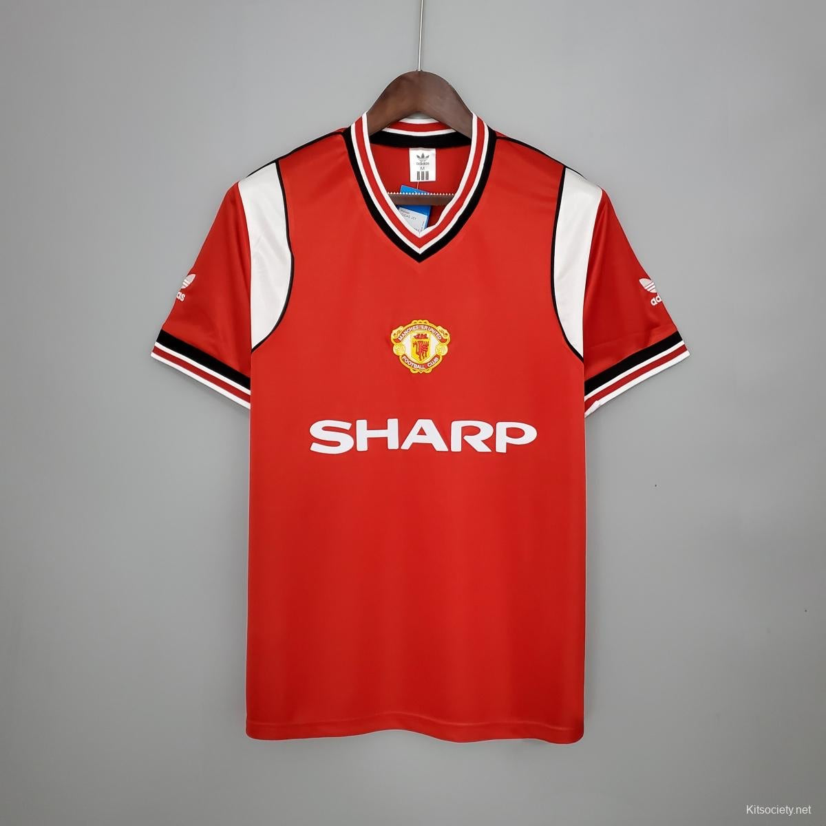 Manchester United 85/86 home Soccer retro Jersey