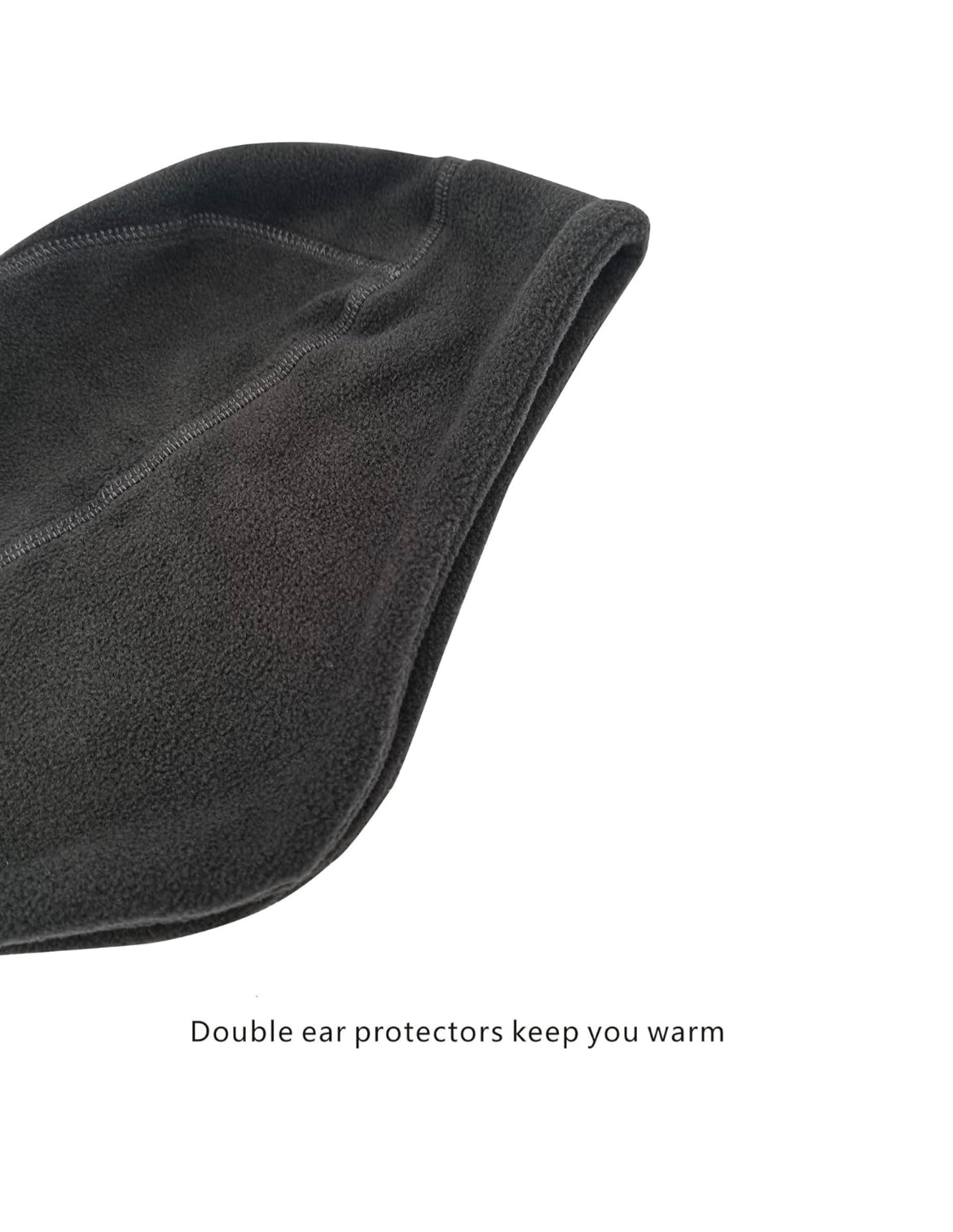 Fleece ear head cover
Size: osfm