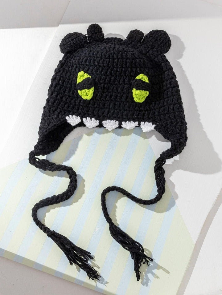 Y2k knight knitted beanie