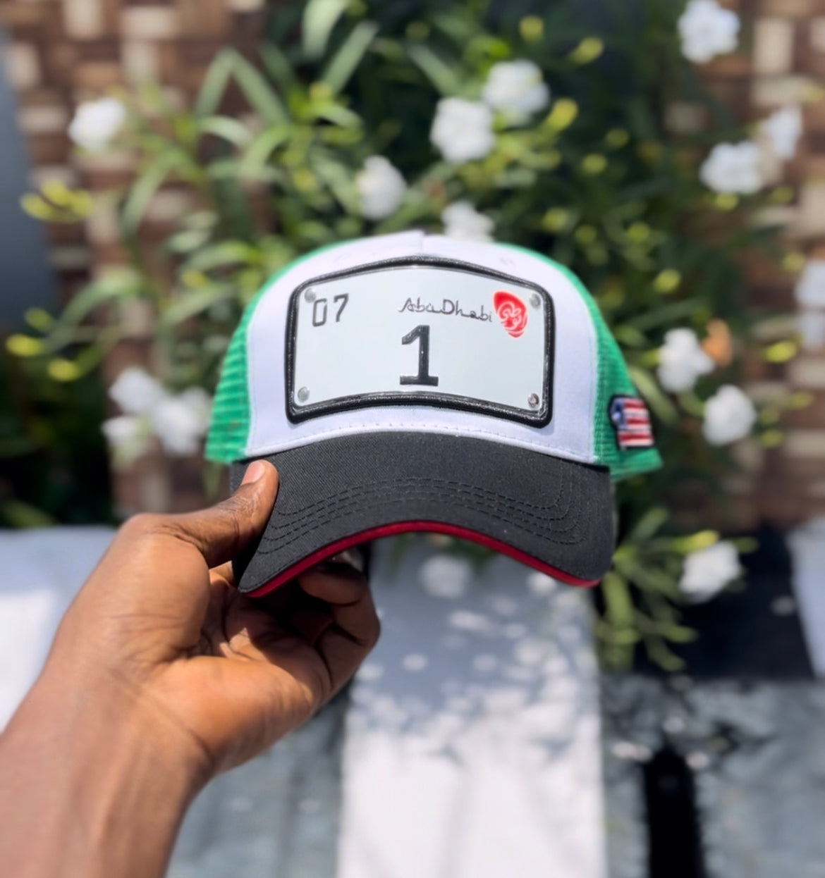 AD 1 plate trucker hat