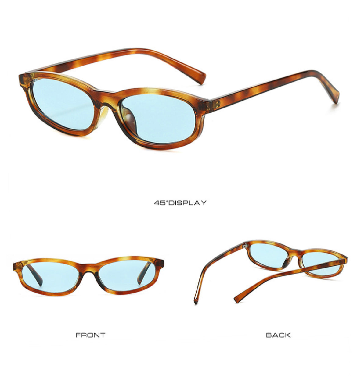 Small frame acrylic glasses