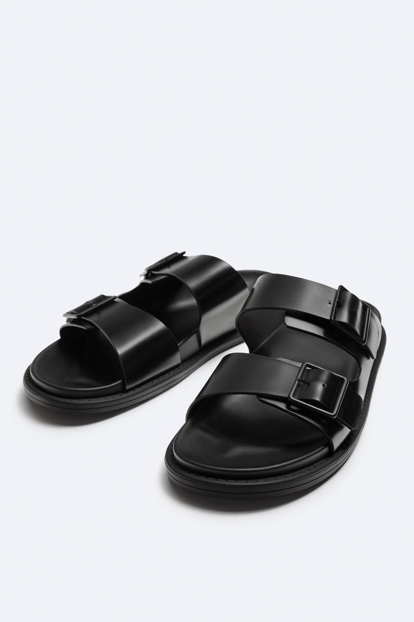 Zara double strap sandals