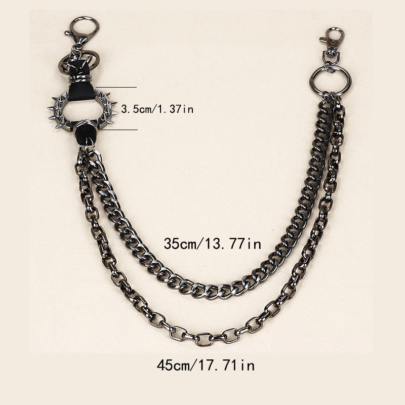 Goth spoket keychain