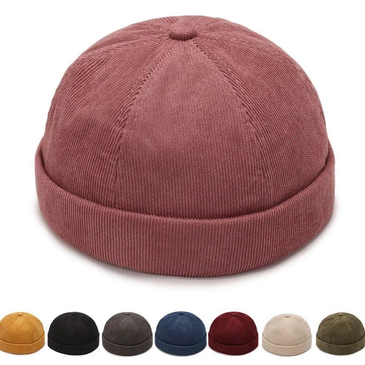 Corduroy docker hat