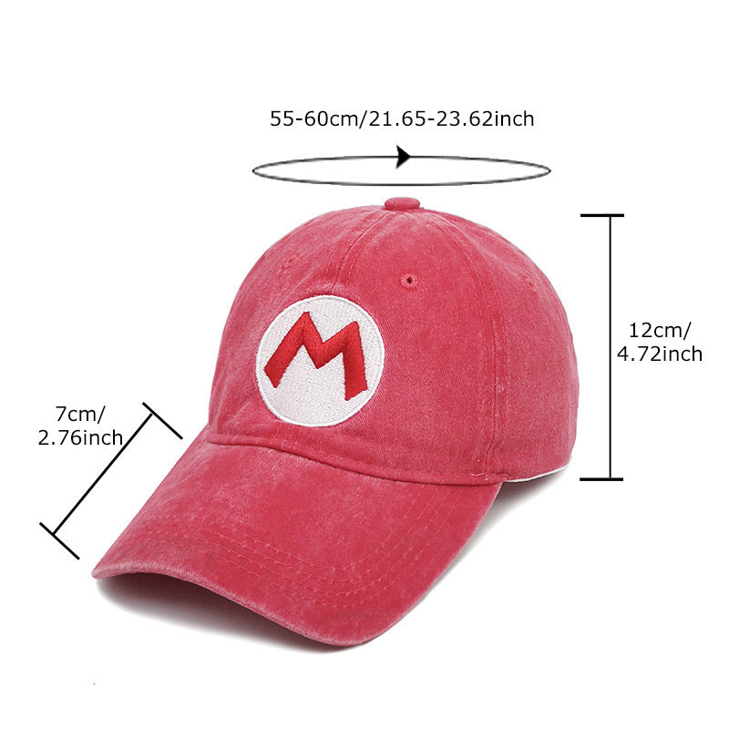 Supermario SM washed dad hat