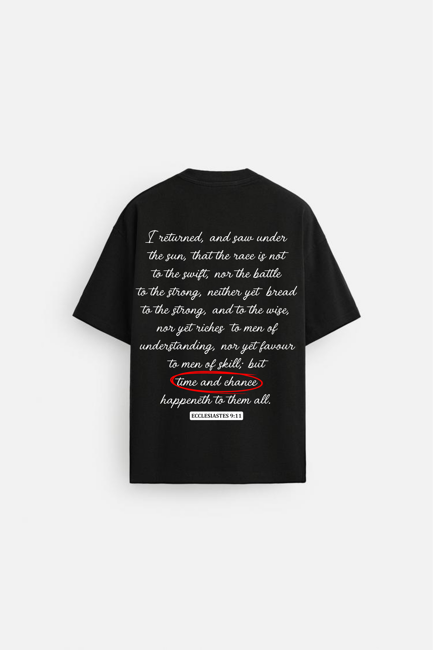Reclaimed Yard time & chance tee