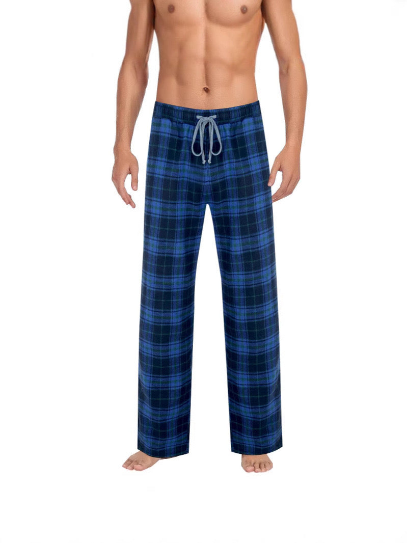 Cozy plaid pants