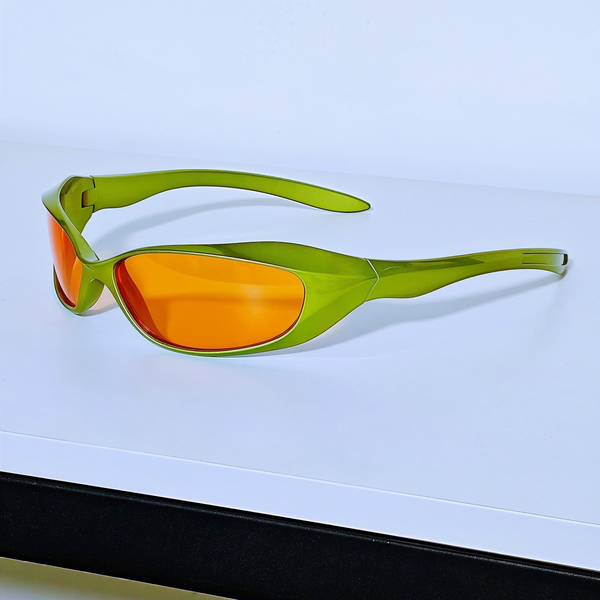 Y2K biker narrow glasses