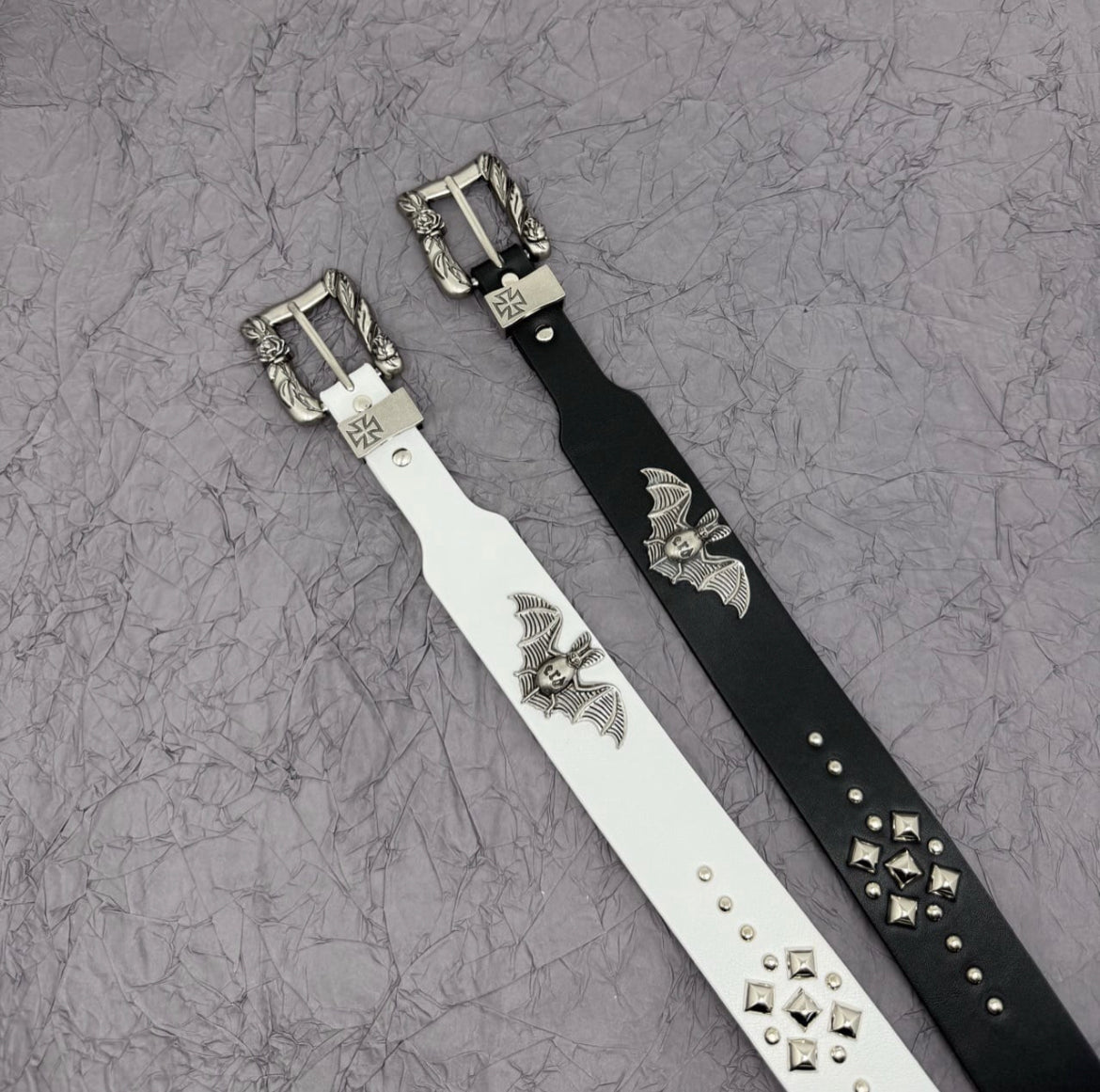 Stoned goth belt