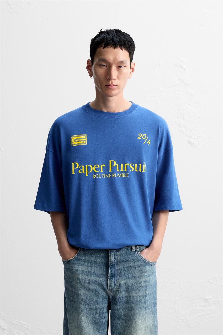 Zara Paper pursuit tee