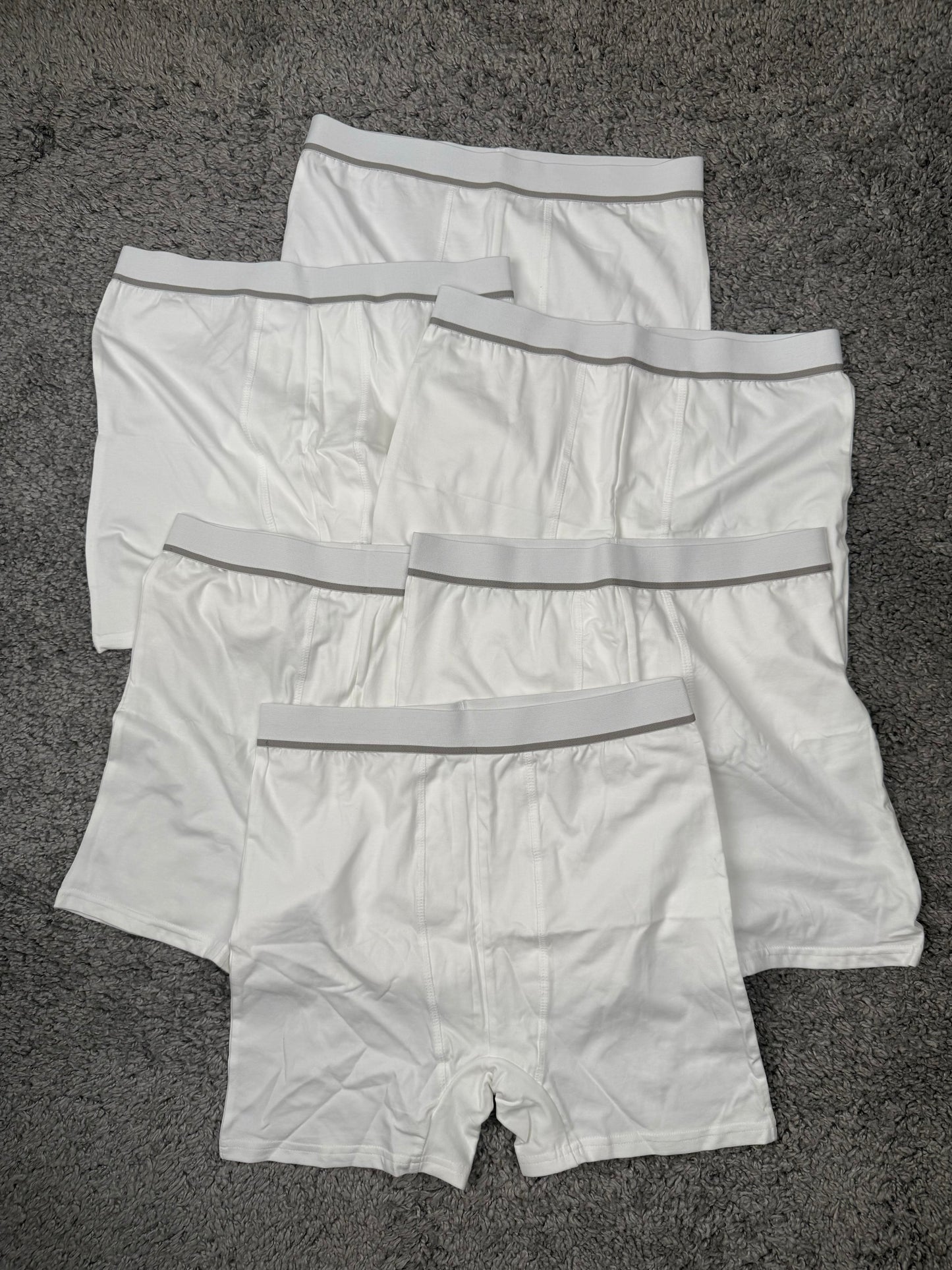 Pack of 6 premium white briefs
100% cotton