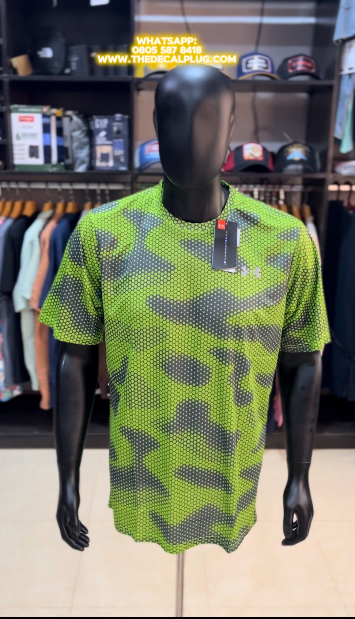UA neon patterned sport top