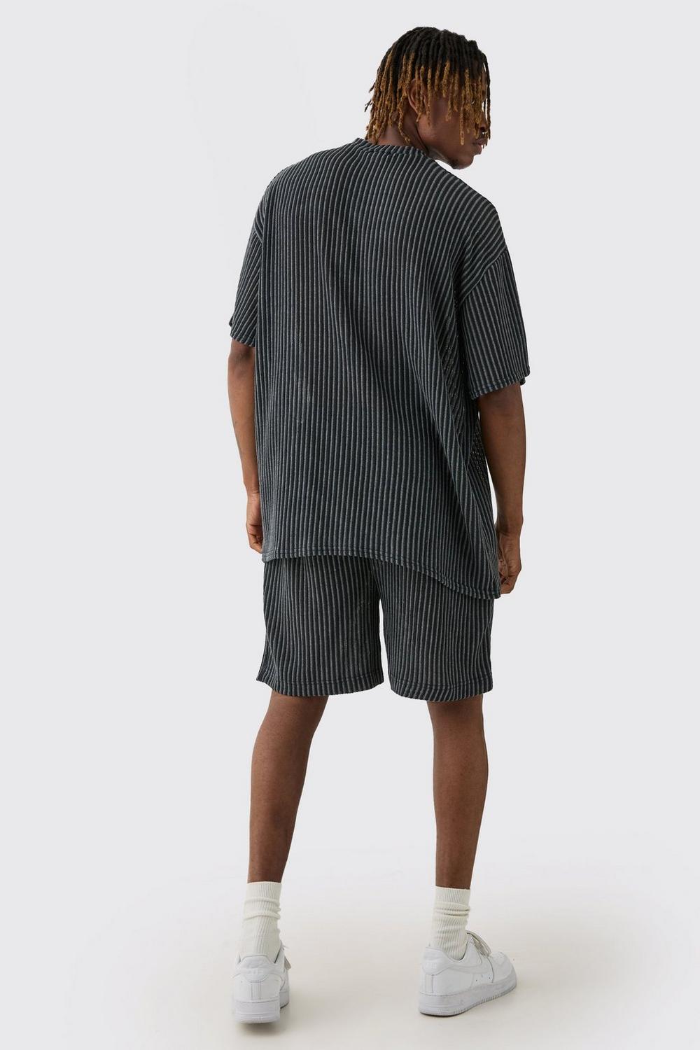 Boohoo tall crochet ribbed set