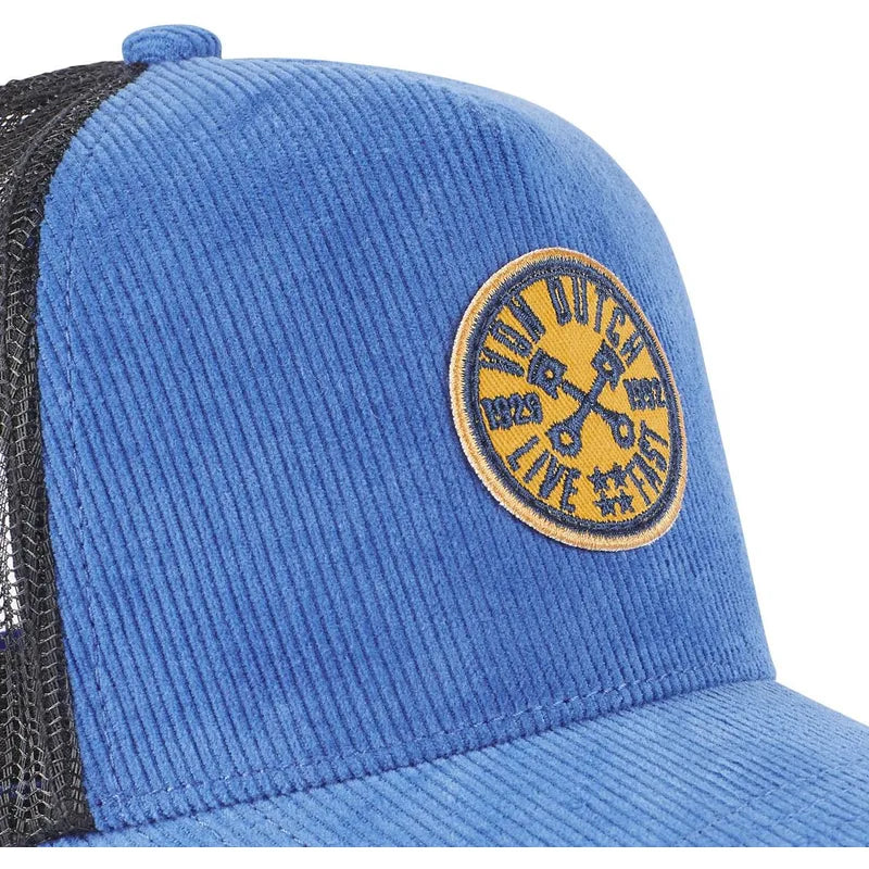 VonDutch VD mech corduroy blue trucker