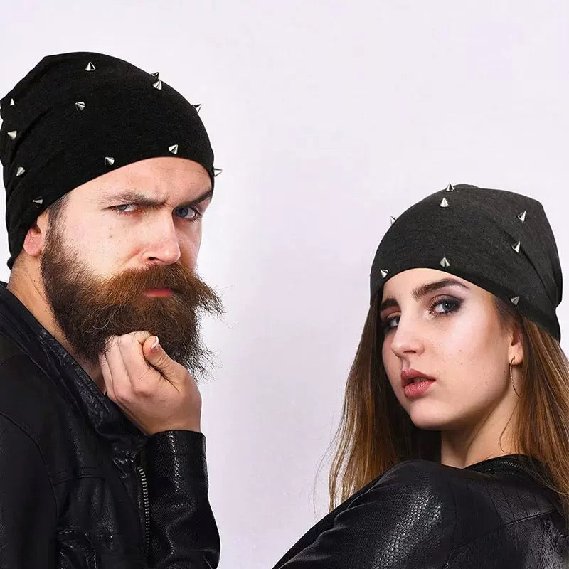 Studded skull cap