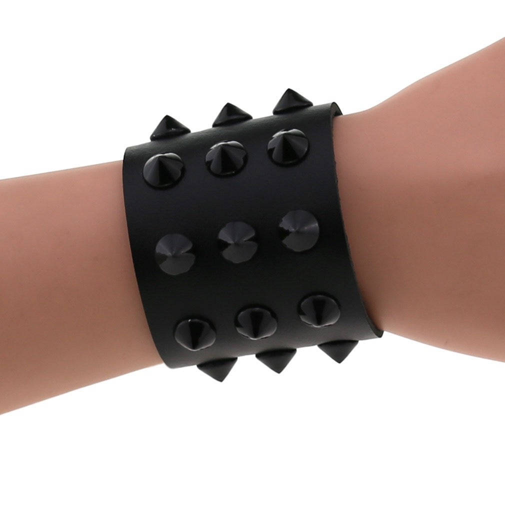 Studded goth bracelet