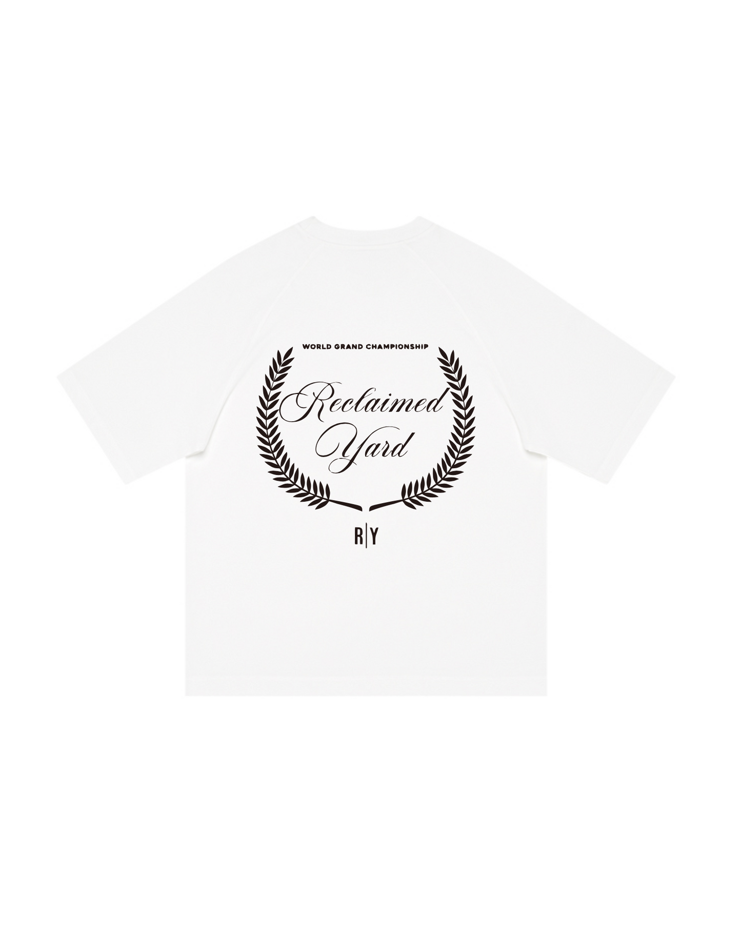 Reclaimed Yard Grand championship raglan sleeve T-shirt