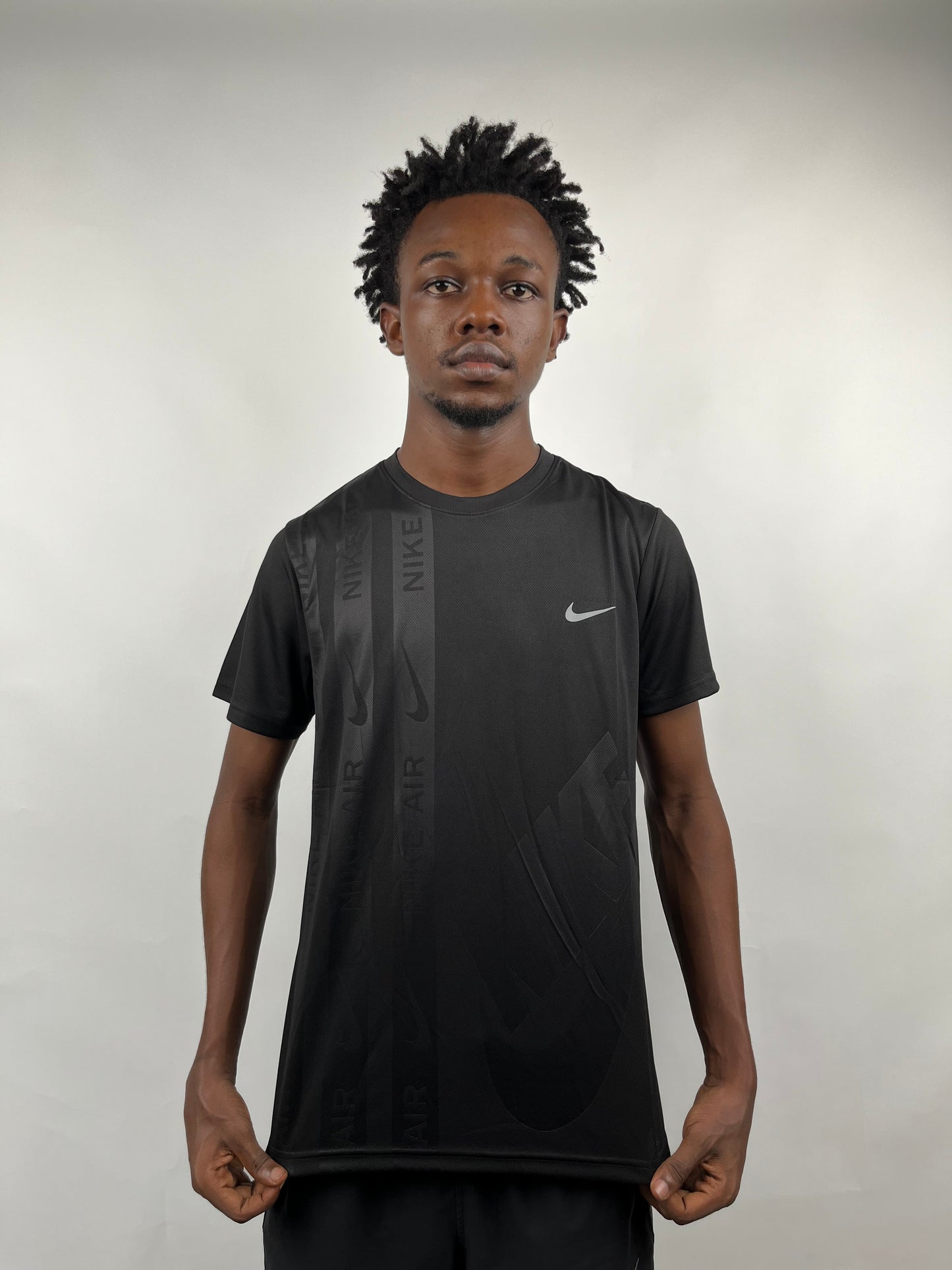 Nike embossed sport top