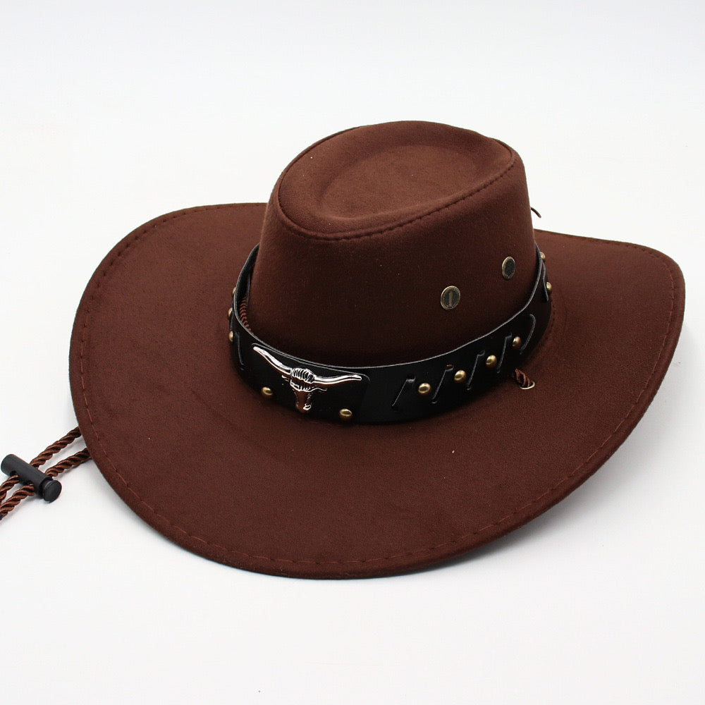 Ranch cowboys hat with ornament