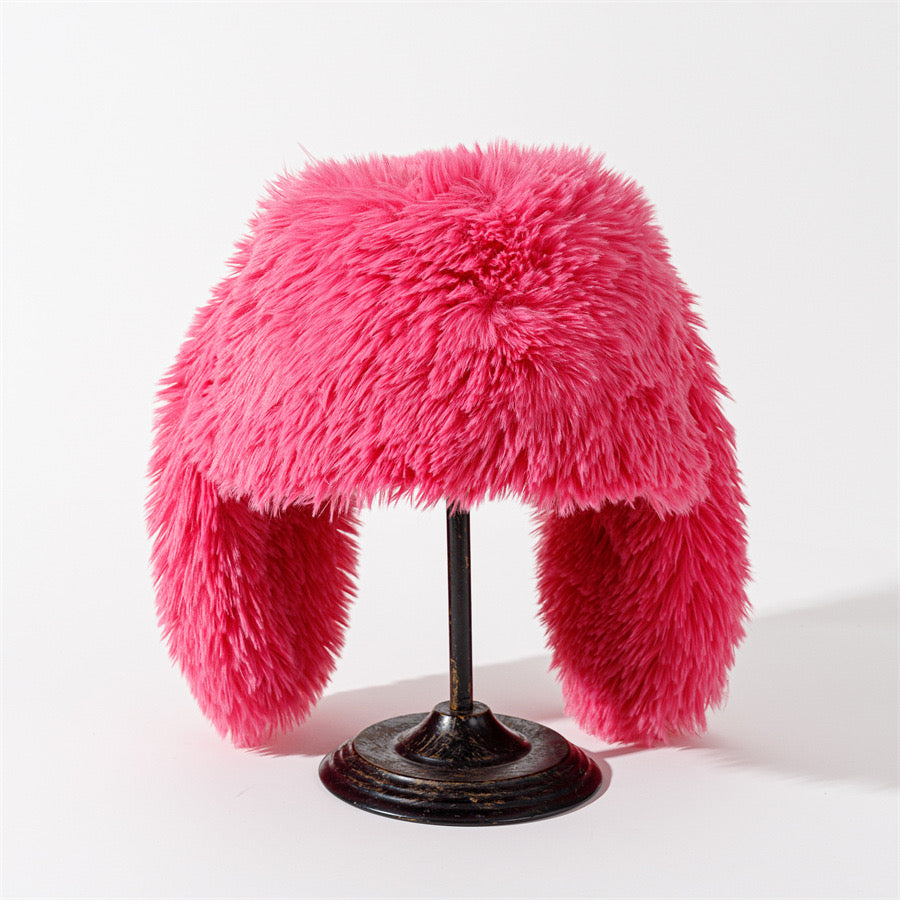 Y2K fur hat