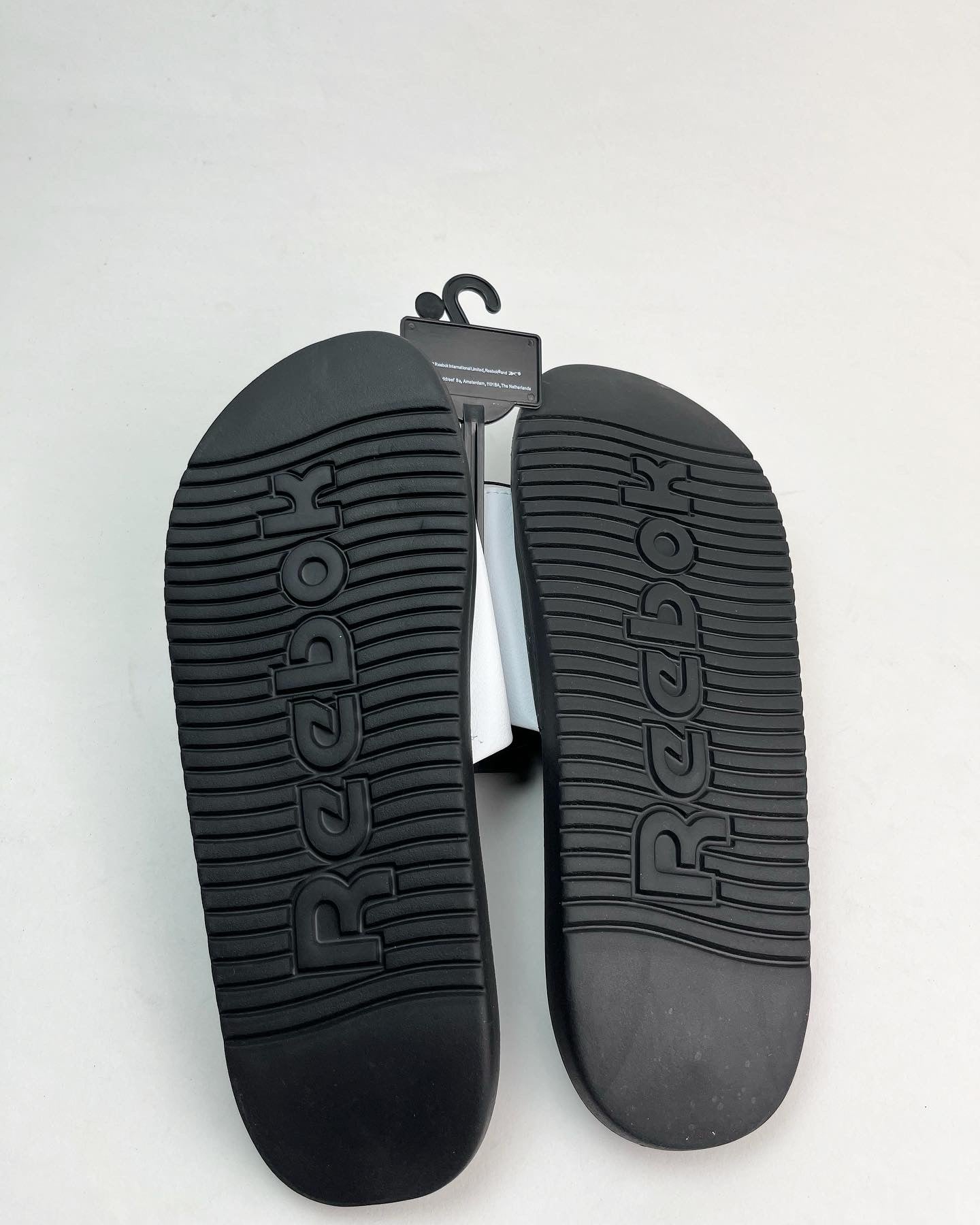 Reebok dual density slider in white
